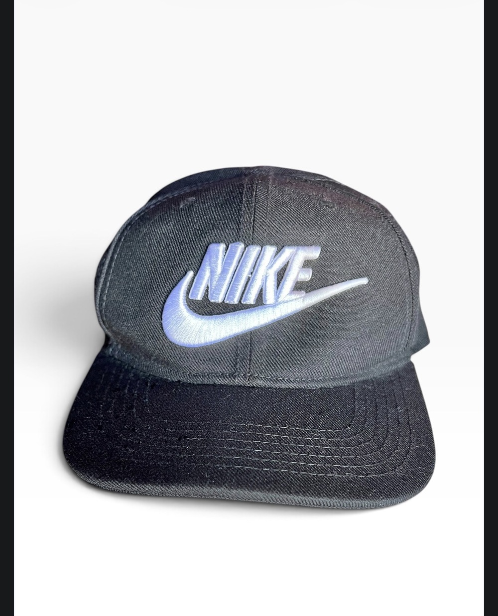 Nike Futura Snapback Unisex Kids Hat Black Size Child 4-7 Embroidered Big Logo